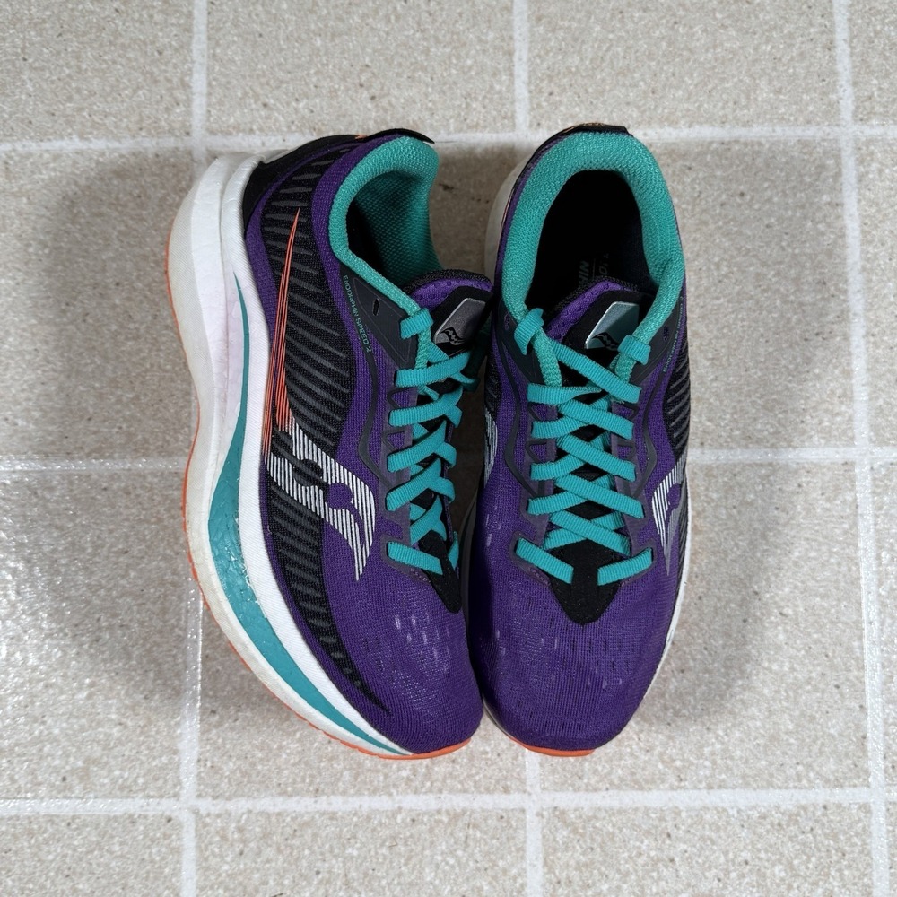 SAUCONY Shoes ENDORPHIN SPEED 2 Womens Size 7.5 Purple Running Sneaker S10687-20